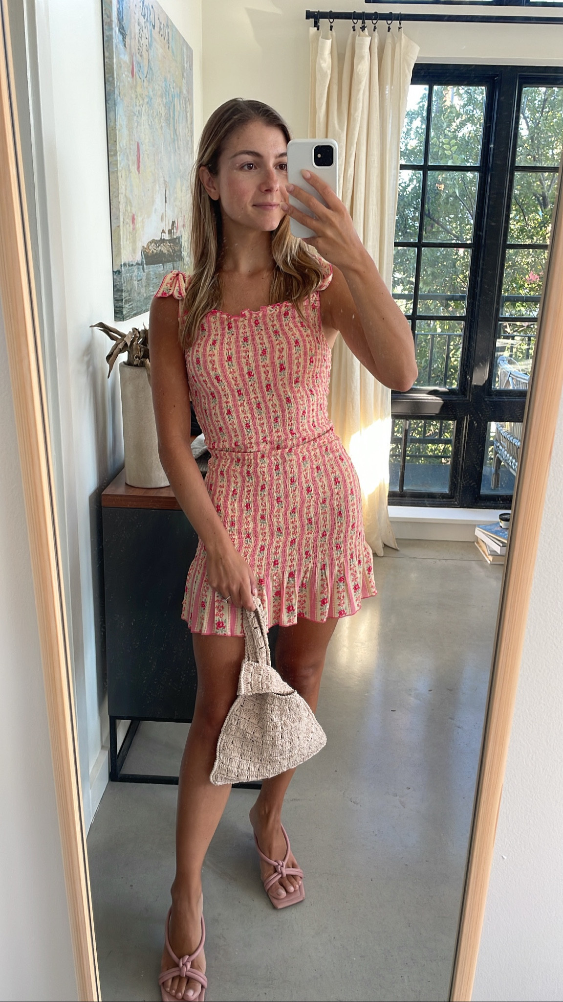 Found the cutest dupe for this dress (Playa Lucila). Dress up with a kitten heel or down with a tennis shoe. 💗 Dress and bag on SALE

#LTKstyletip #LTKitbag #LTKsalealert