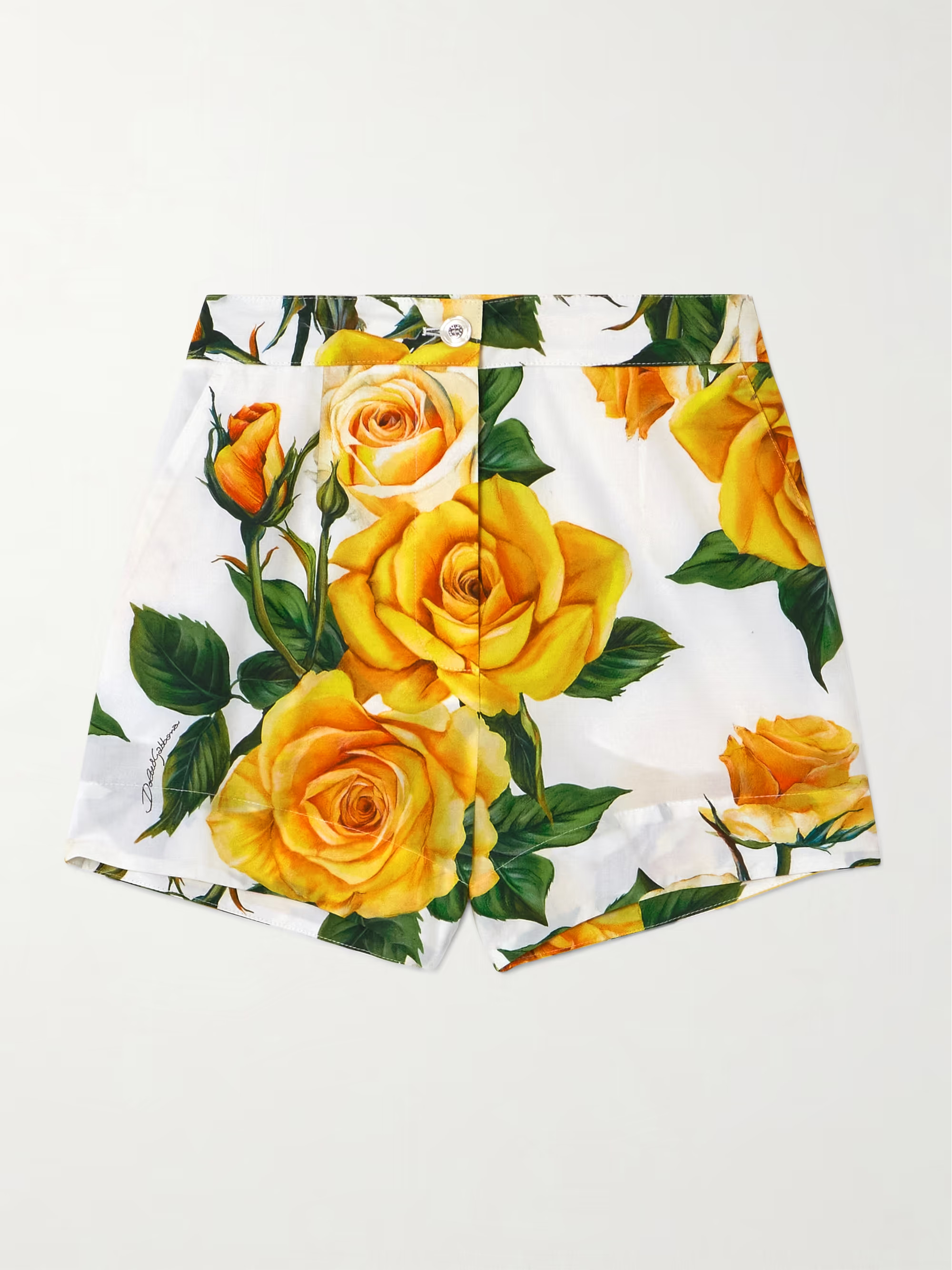 Floral-print cotton-poplin shorts | NET-A-PORTER APAC