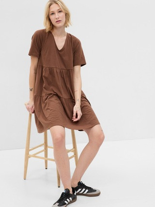 Tiered Mini Dress | Gap (US)
