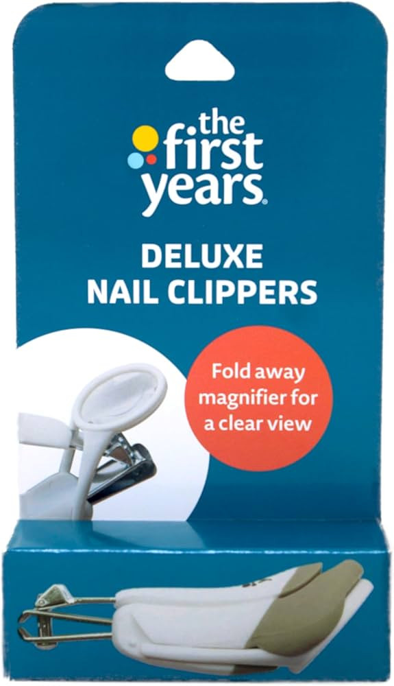 The First Years, Deluxe Baby Nail Clipper with Magnifier, 1 Pack | Amazon (US)