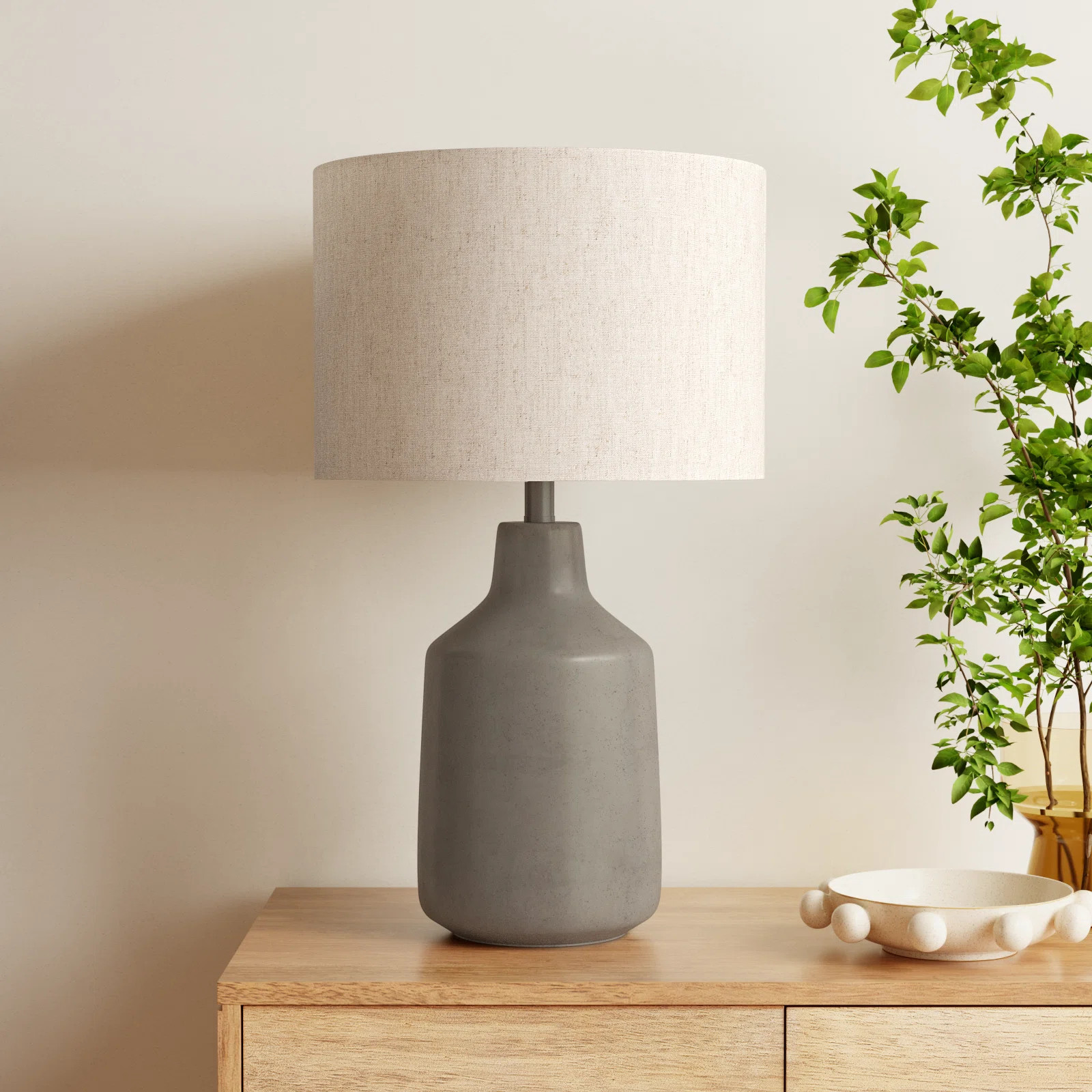 Lockwood Concrete Table Lamp | Birch Lane