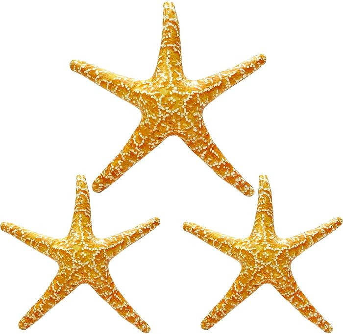 3PCS Inflatable Starfish Balloons Toys, Under The Sea Party Decorations Mermaid Ocean Theme Birth... | Amazon (US)