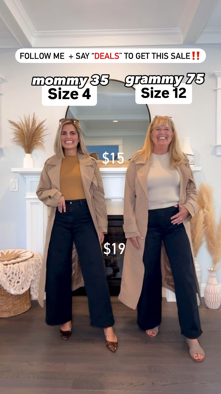 ONLY 2 DAYS LEFT‼️(10/12)🎯TARGET’s BIGGEST SALE! The perfect Target Capsule Wardrobe  that looks good on EveryBODY.👌I’m 5’2” 125lbs size 4/small and 4 SHORT in the jeans available in short/long/reg.  Grammy is “5’6” 160lbs size 12/large and a 12 Regular in the Jeans. The first $14 sweater comes in SO many colors & is the softest one I own! The black viral  sailor jeans NOW $19 identical to madewell’s for way less are my absolute favorite I have them in 3 colors 🖤LOVE the $12 knit tanks.  $22 Jeans that come in short, reg and tall for the perfect fit👖MY FAVORITE $24 cozy cardigan ever & trench coat I’m loving 🧥Plus so many lounge sets starting at just $17!!! 👌

Target, Target circle sale, trench, loungewear, workwear, black jeans, jeans, tee shirt, knit top, sweater, wide leg jeans, viral, comfy outfit, tee shirt, wide leg, trench coat, fall outfit

#LTKVideo #LTKActive #LTKWorkwear