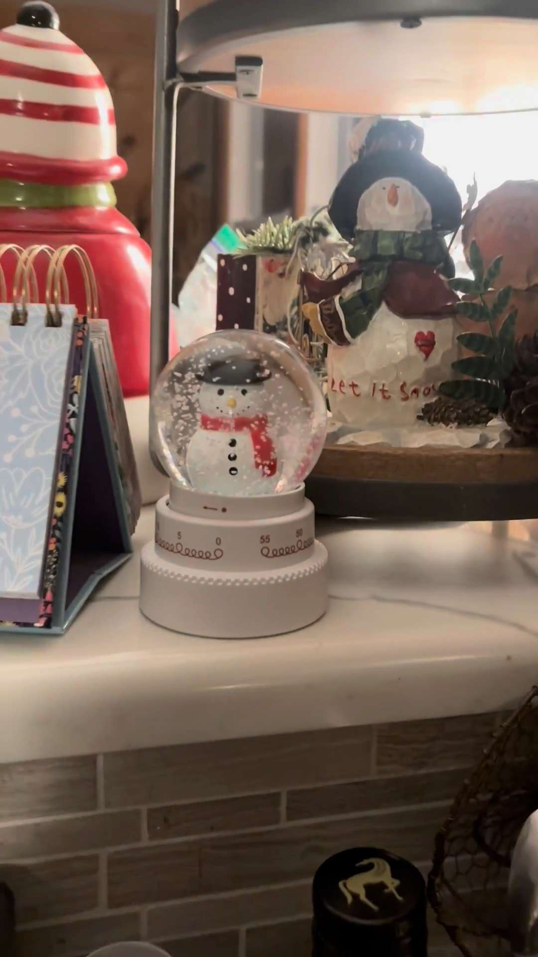 I grabbed this sweet little snowman kitchen timer from @Target a few months ago. It's one of those things you can't find everywhere so I grabbed it. I also love that I can leave it out for the entire winter season! So fun! When you shake it it's a snow globe. I love it! I use a kitchen timer all the time - for the kids for cleaning up, for cooking, for myself for cleaning! Such a great tool! 

 #LTKGiftGuide #LTKHoliday #LTKHome