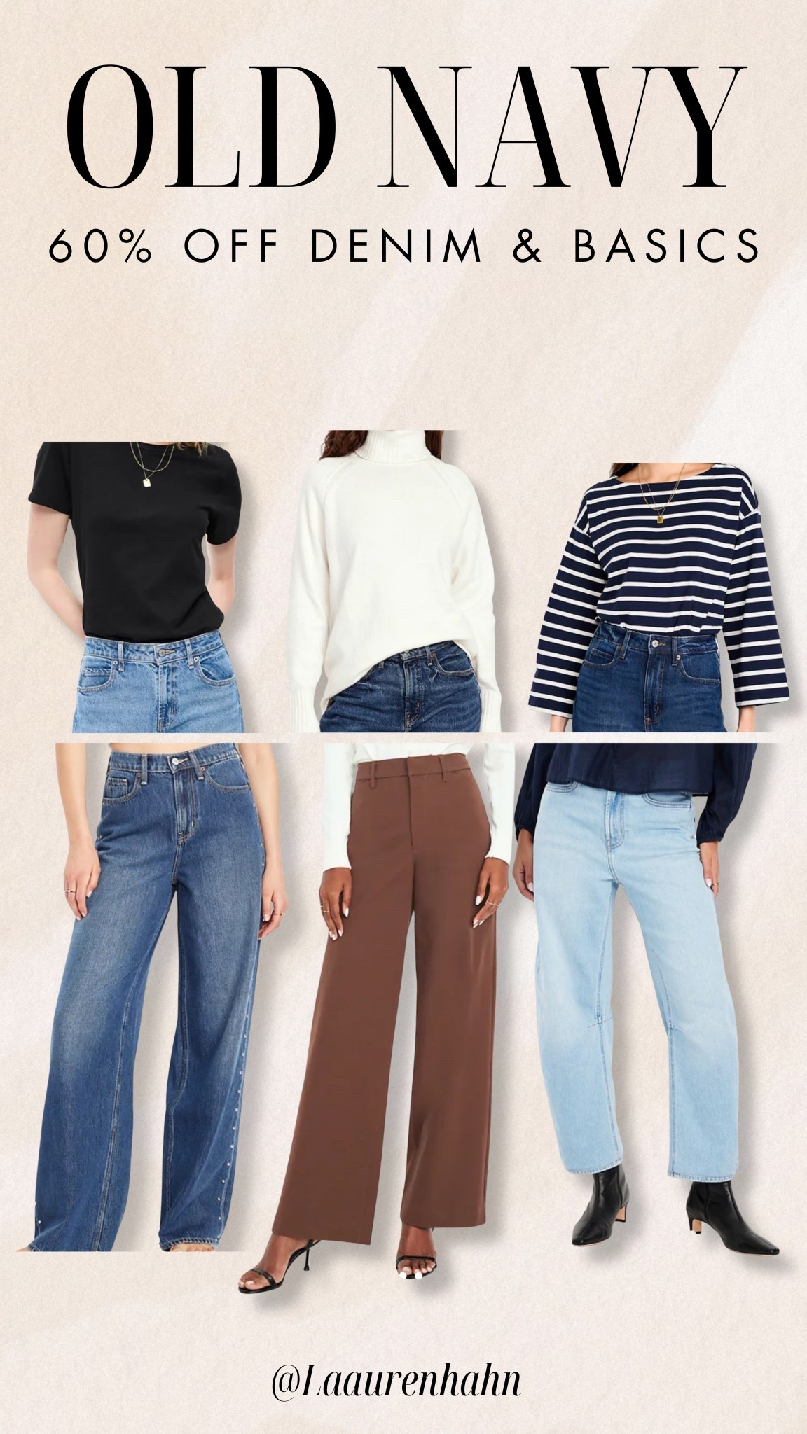 Two Days Only! 60% off women’s denim & basics at Old Navy!

#LTKsale #LTKcanada #LTKstyletip
