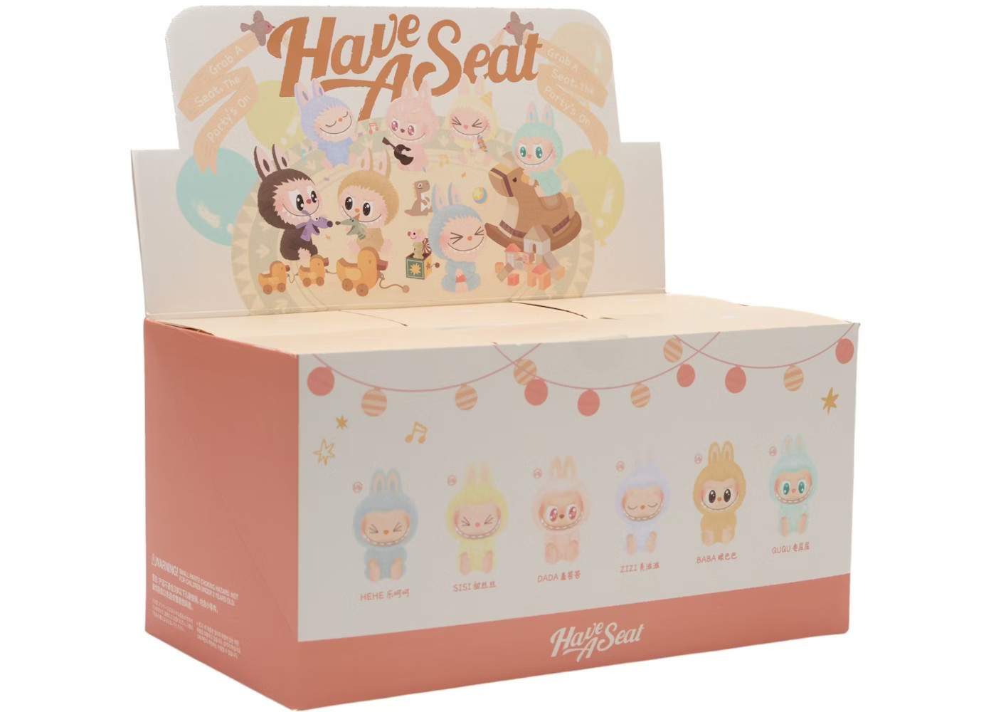 Pop Mart Labubu The Monsters Have a Seat Vinyl Plush Sealed Case (6 Blind Boxes) | StockX