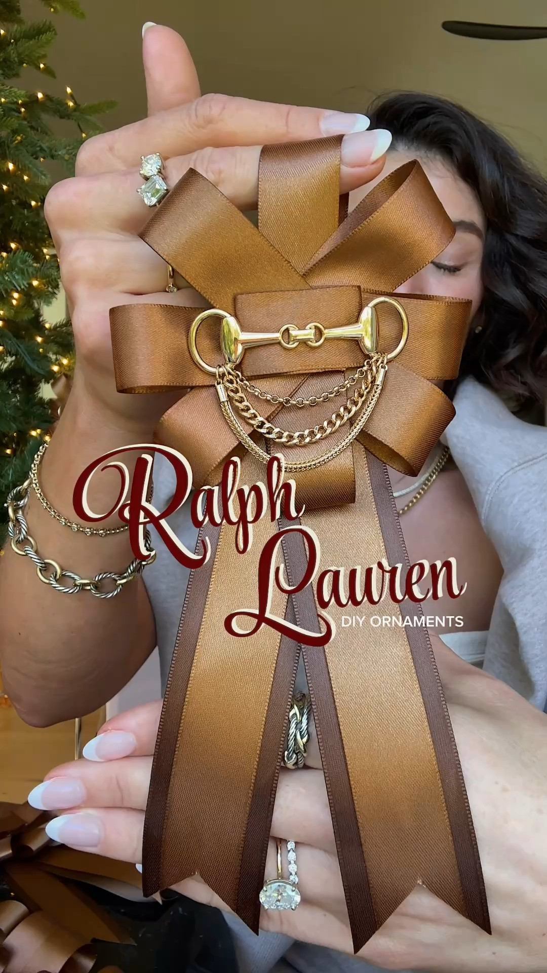 DIY Ralph Lauren ornaments. Ralph Lauren Christmas decor. DIY Christmas decor. #meandmrjones