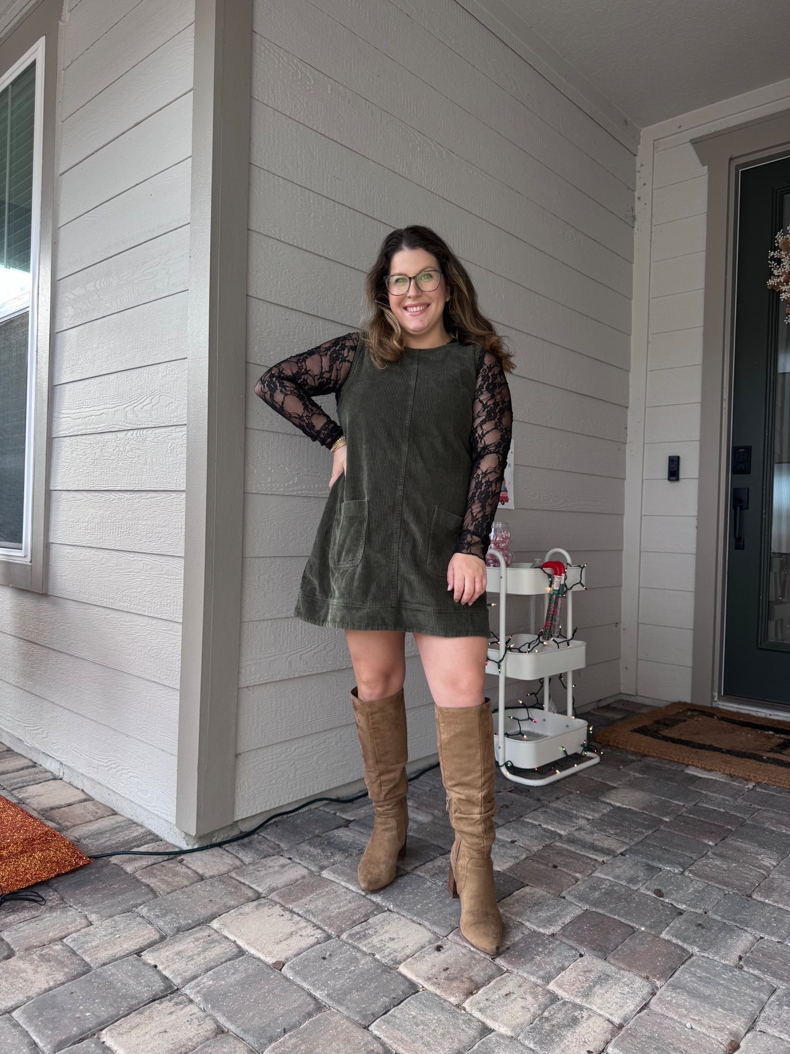 MOM OOTD 🖤✨

Amazon finds, corduroy dress, lace top, winter ootd, boot season, Amazon style, mom ootd, mom outfits, mom fashion



#LTKMidsize #LTKSaleAlert #LTKmomlife