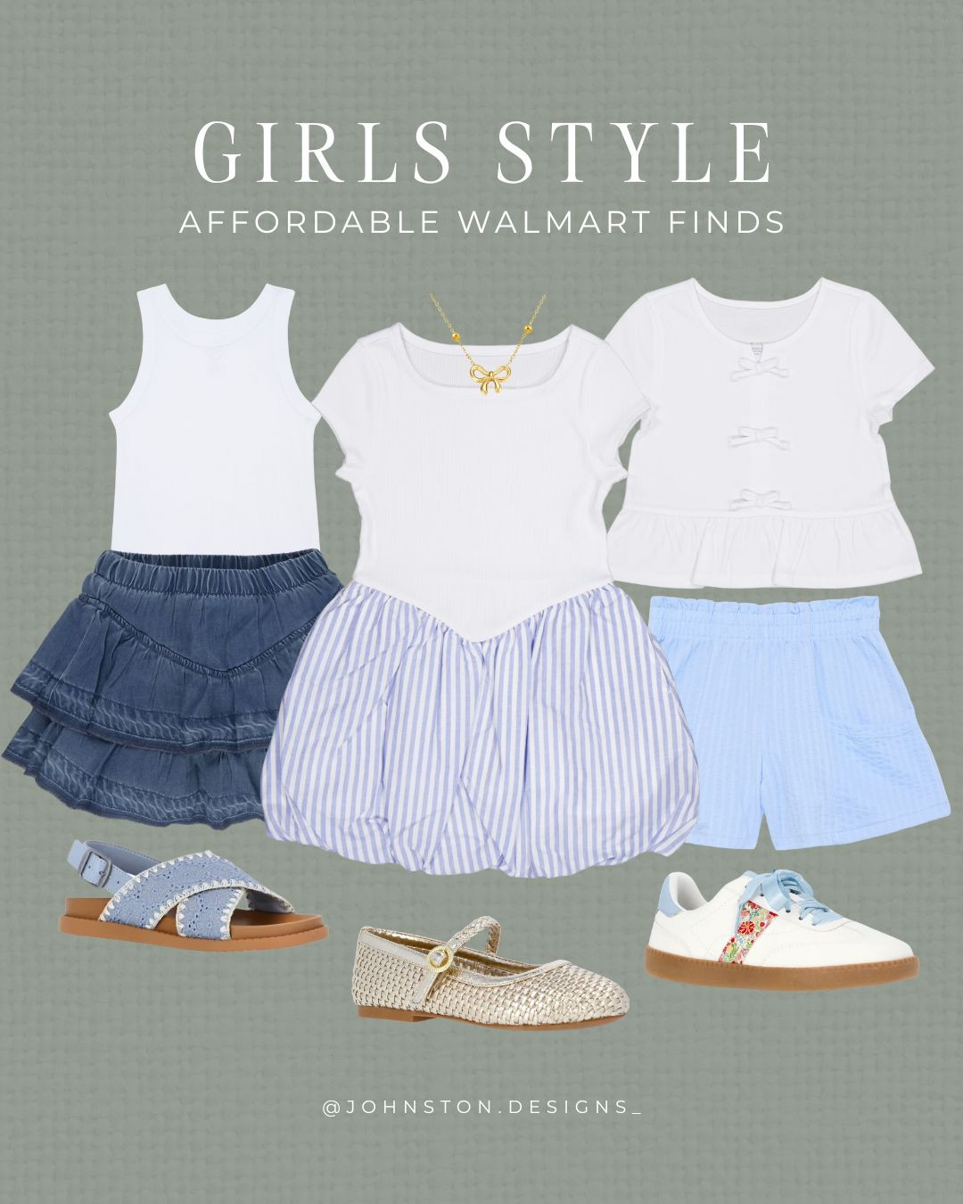 The sweetest blue & white finds for spring! 🤍 Preppy, classic and so easy to mix and match. All from Walmart.

Girls spring outfits, walmart kids, toddler girl clothes, little girl style, blue and white outfit, preppy kids, classic childrens clothing, girls skirt set, everyday outfit, affordable kids fashion, spring wardrobe, girls basics, cute kids clothes. 

 #LTKootd #LTKKids