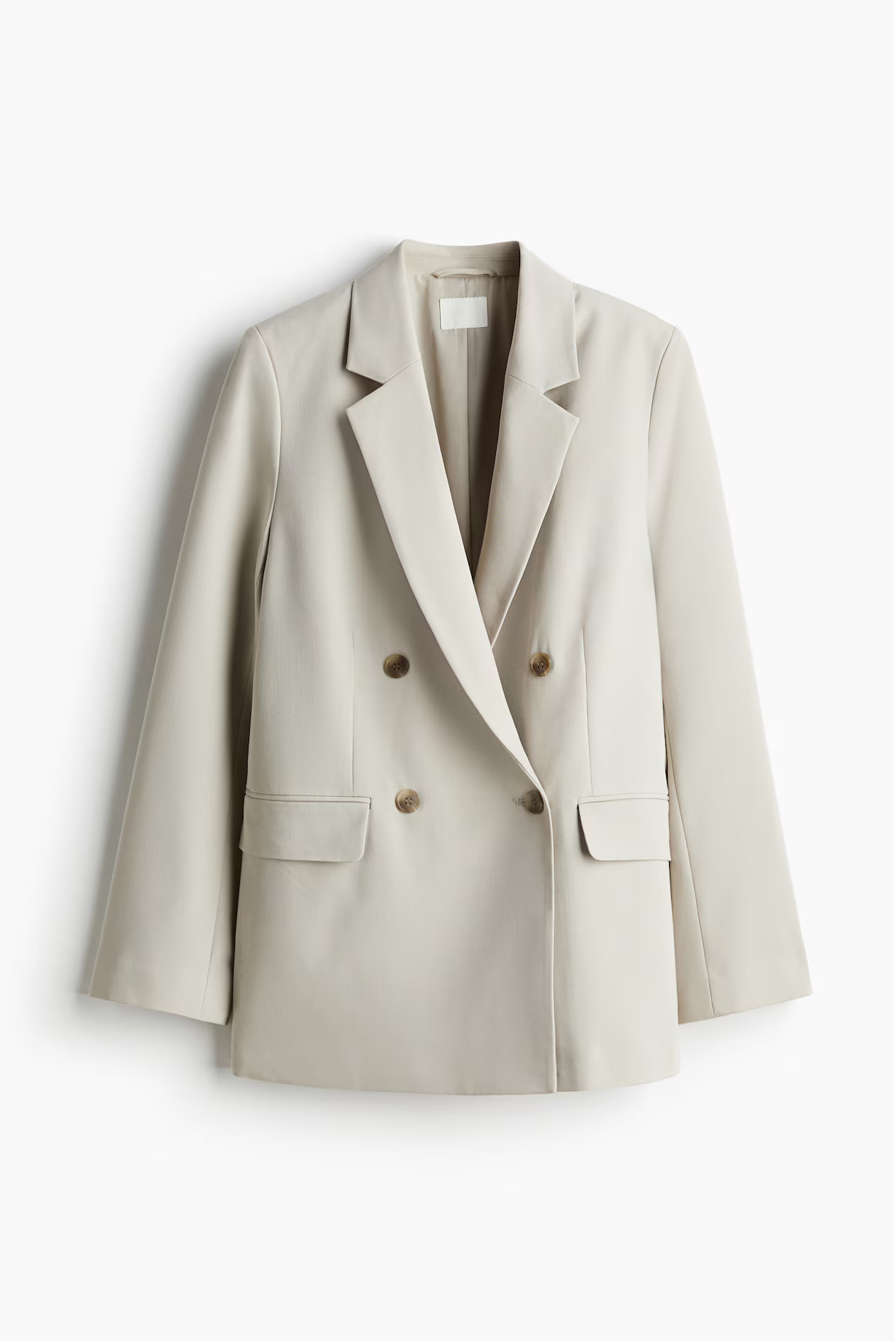 Zweireihiger Blazer - Hellbeige - Ladies | H&M AT | H&M (DE, AT, CH, NL, FI)