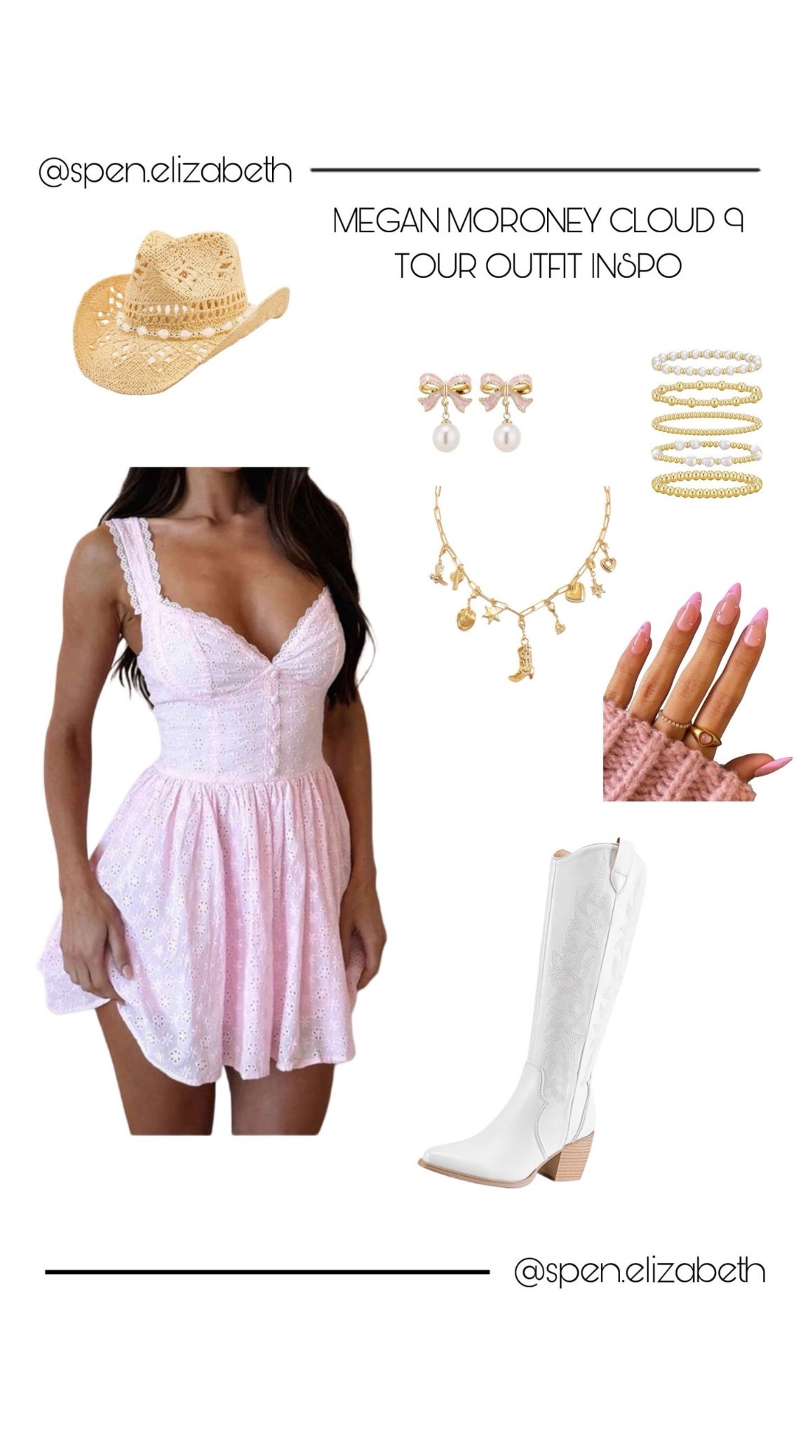megan moroney cloud 9 tour concert outfit inspo!!
dress-shein