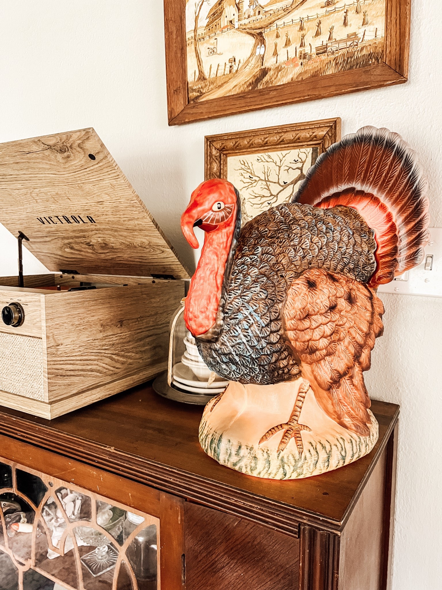 I love this turkey 🦃 Vintage Inspired Decor, Blow Mold Turkey for Thanksgiving

#LTKHoliday #LTKSeasonal #LTKHome