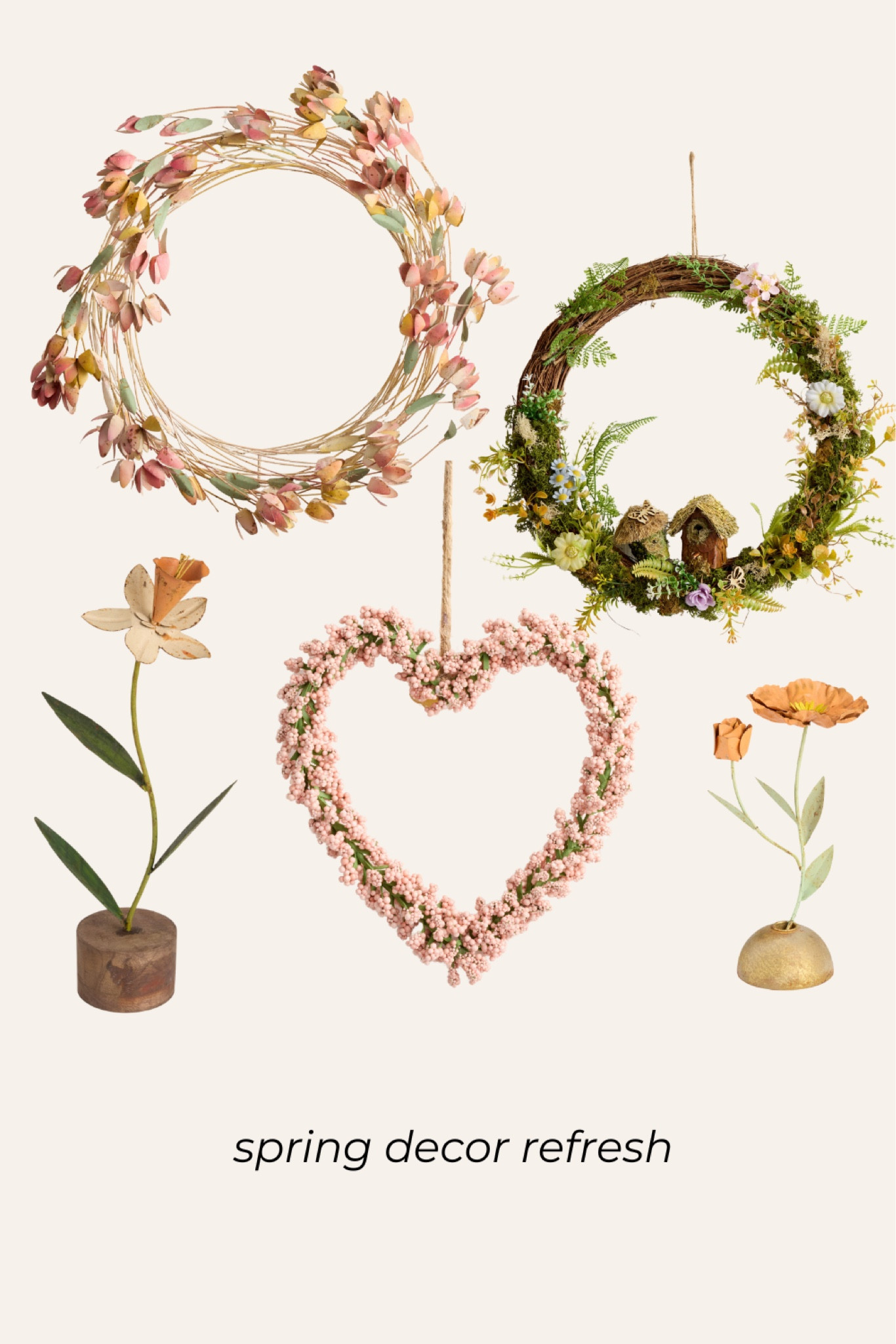 Bring a touch of spring to your home with this beautiful wreath from World Market! 🌸💐 Perfect for brightening up any door or space, it’s the ideal way to welcome the season with fresh blooms and vibrant colors. #WorldMarket #SpringDecor #SpringWreath #HomeStyle #FreshBlooms

#LTKHome #LTKSeasonal #LTKFindsUnder100