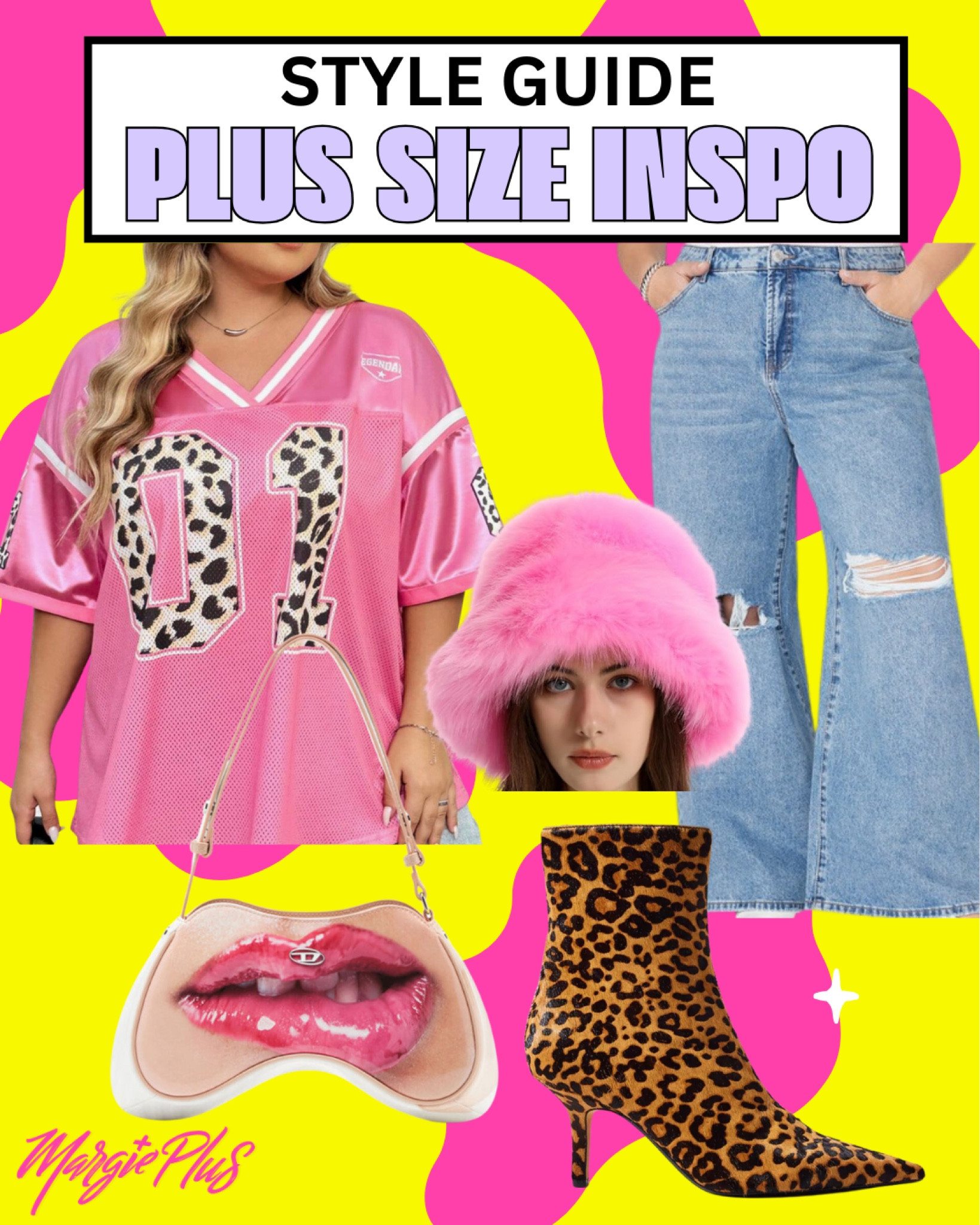 PLUS SIZE Style Inspo serving up this Y2K dream! Obsessed with the pop of pink and leopard mix with this cool Diesel It girl bag. The pointed boots in leopard are everything as well. 

#LTKItBag #LTKStyleTip #LTKPlusSize
