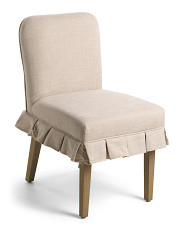 18.5x33.5 Short Pleated Skirt Dining Chair | Kitchen & Dining Room | Marshalls | Marshalls