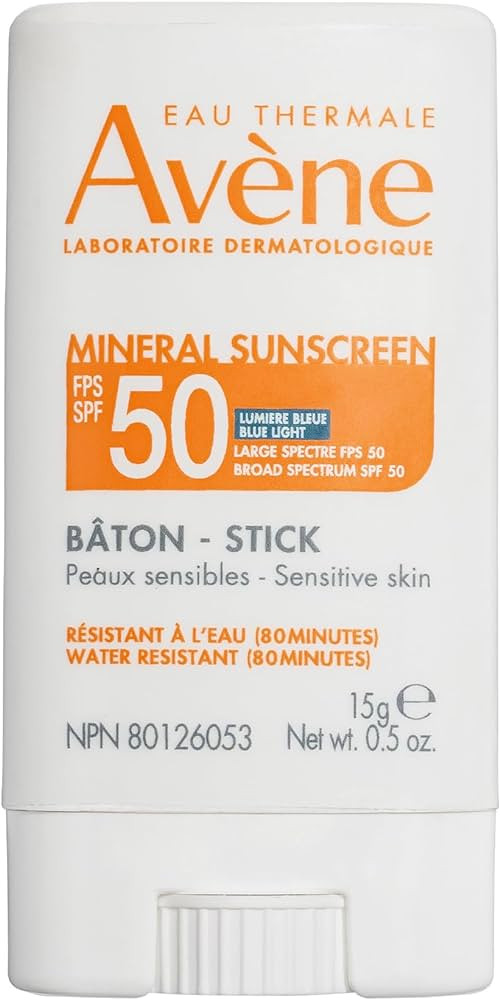 Eau Thermale Avene Mineral Sunscreen Stick SPF 50, 0.5 Oz. | Amazon (US)