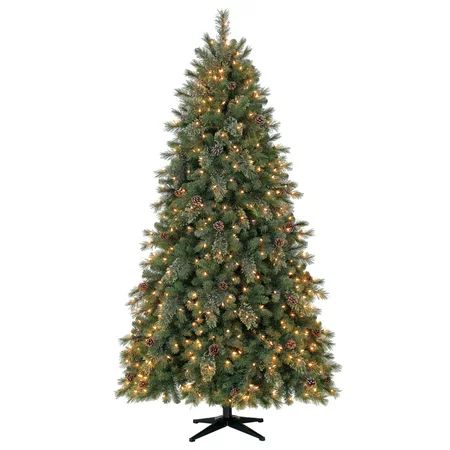 Holiday Time Pre-Lit 7.5' Carson Pine Artificial Christmas Tree, Led Clear-Lights | Walmart (US)