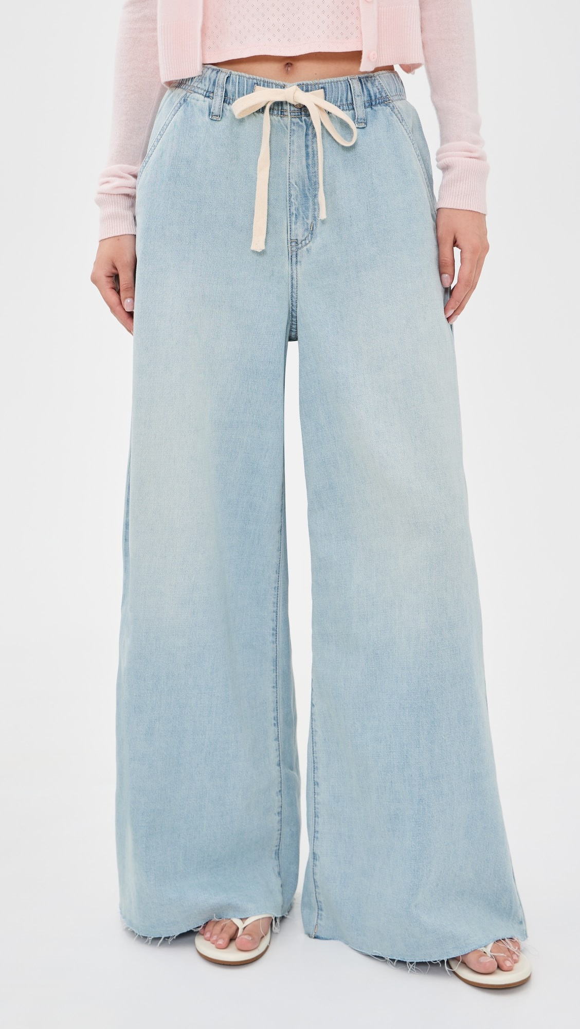 Cabana Wide Leg Pull On Jeans | Shopbop