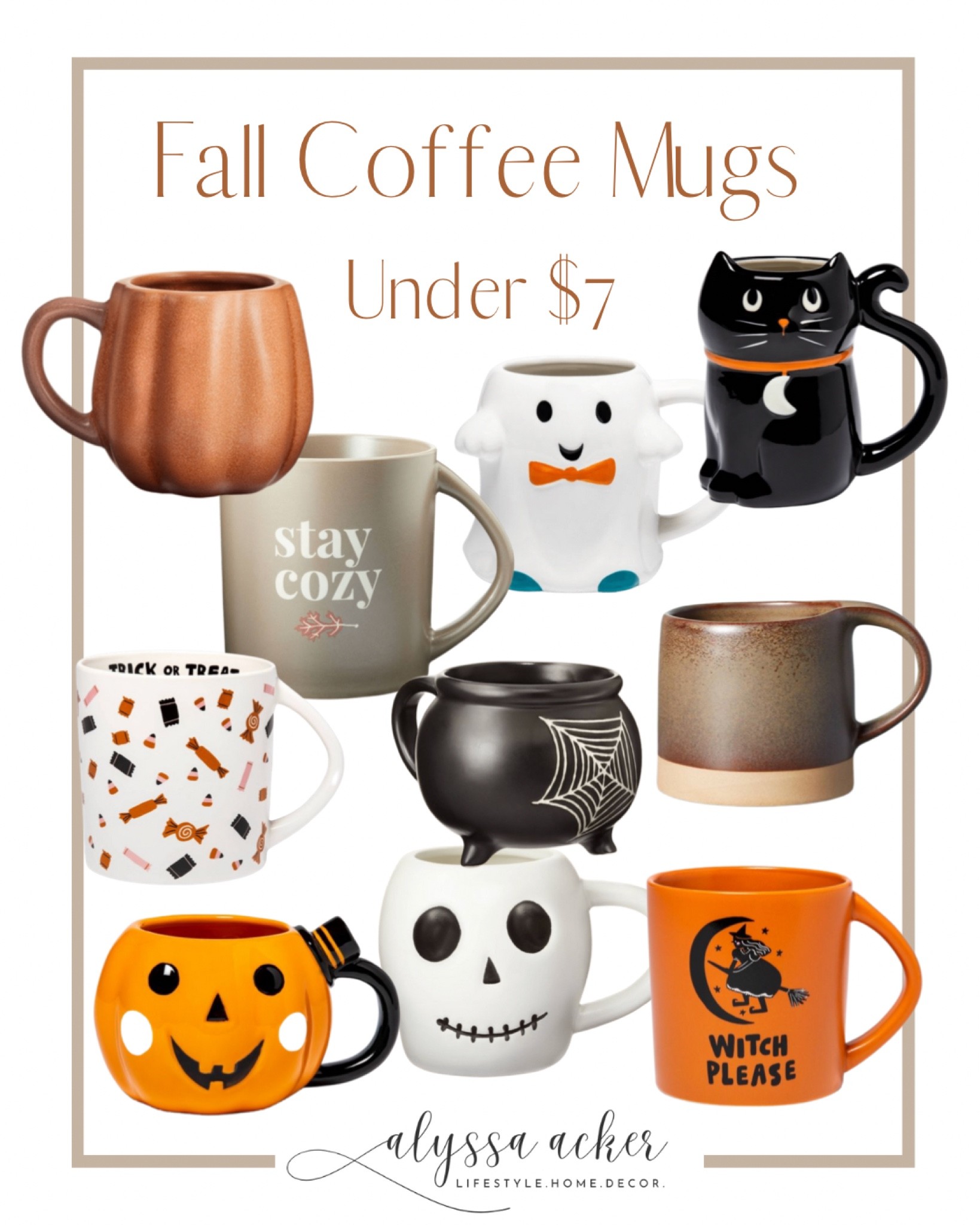 Ok Witches!!! Snag these cute fall coffee mugs at target to bring in the new fall season! All under $7!! 🍁🍂👻 





#LTKhome #LTKSeasonal
