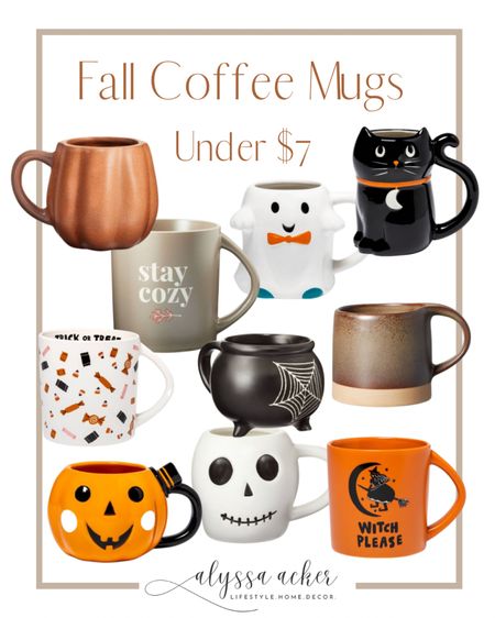 Ok Witches!!! Snag these cute fall coffee mugs at target to bring in the new fall season! All under $7!! 🍁🍂👻 





#LTKhome #LTKSeasonal