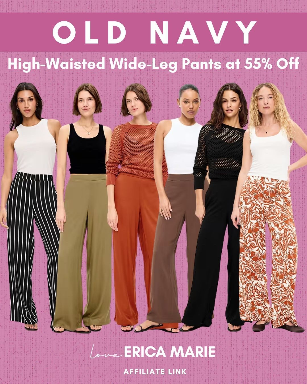 High-Waisted-Leg Pants at 55%off

#LTKSeasonal #LTKSaleAlert