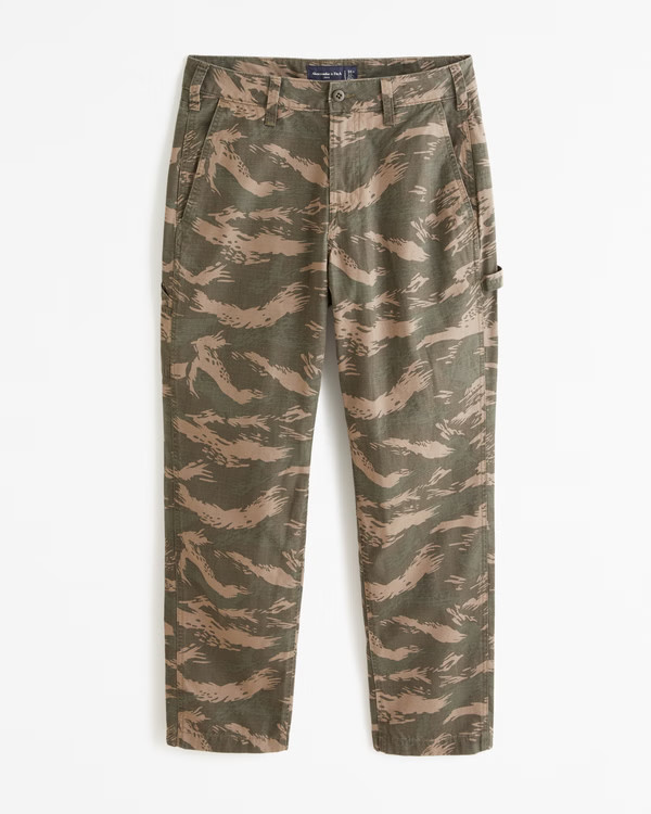 Men's Loose Ripstop Workwear Pant | Men's Bottoms | Abercrombie.com | Abercrombie & Fitch (US)