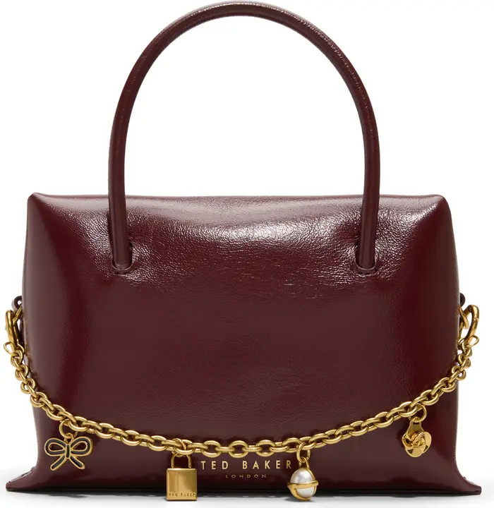 Ted Baker London Vera Charm Leather Satchel | Nordstromrack | Nordstrom Rack