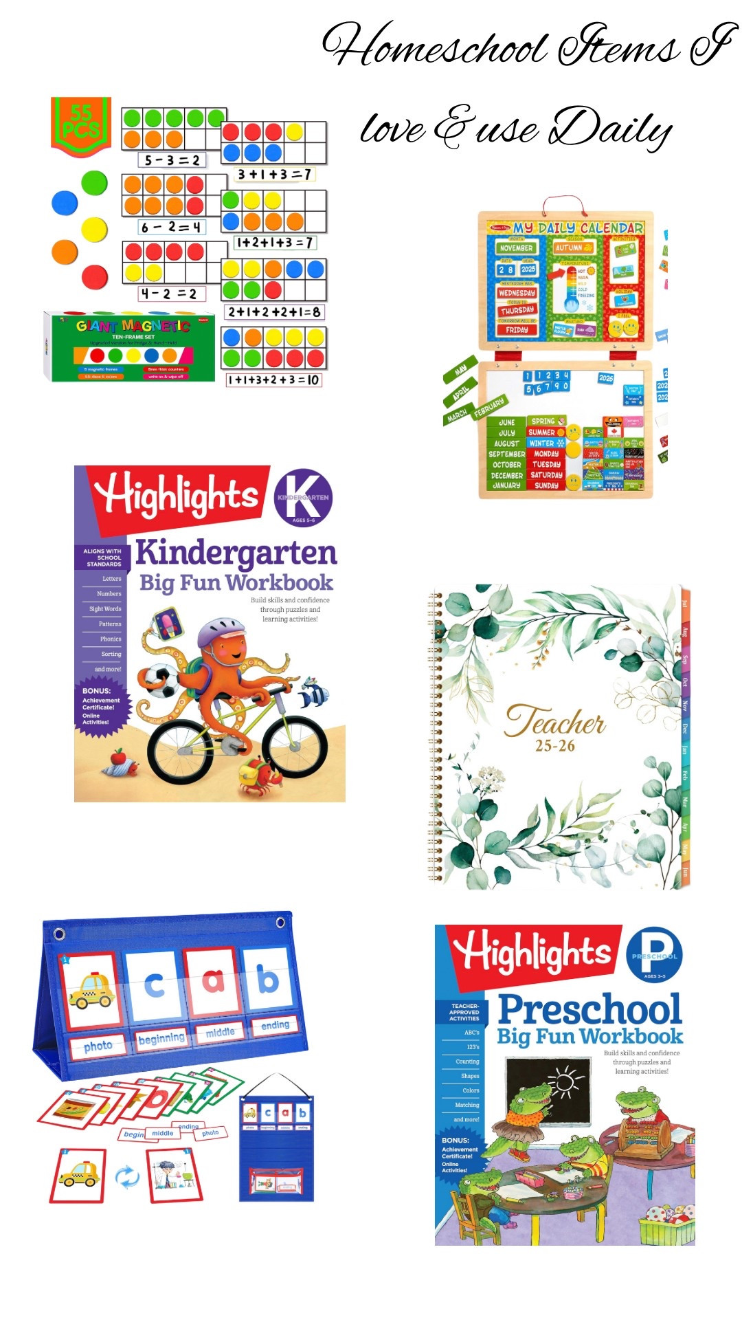 Amazon Homeschooling items that I use daily! & make learning fun

#LTKKids