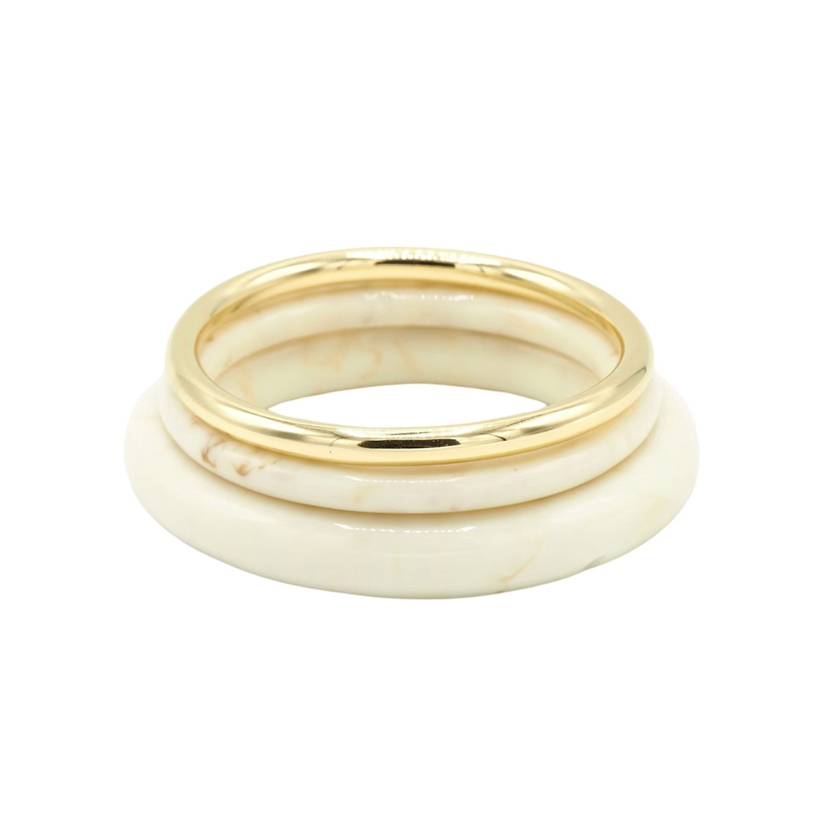 Three Discs Bracelets - Ivory | Wolf & Badger