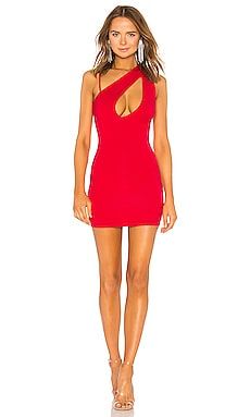 h:ours Safia Mini Dress in Lava Red from Revolve.com | Revolve Clothing (Global)