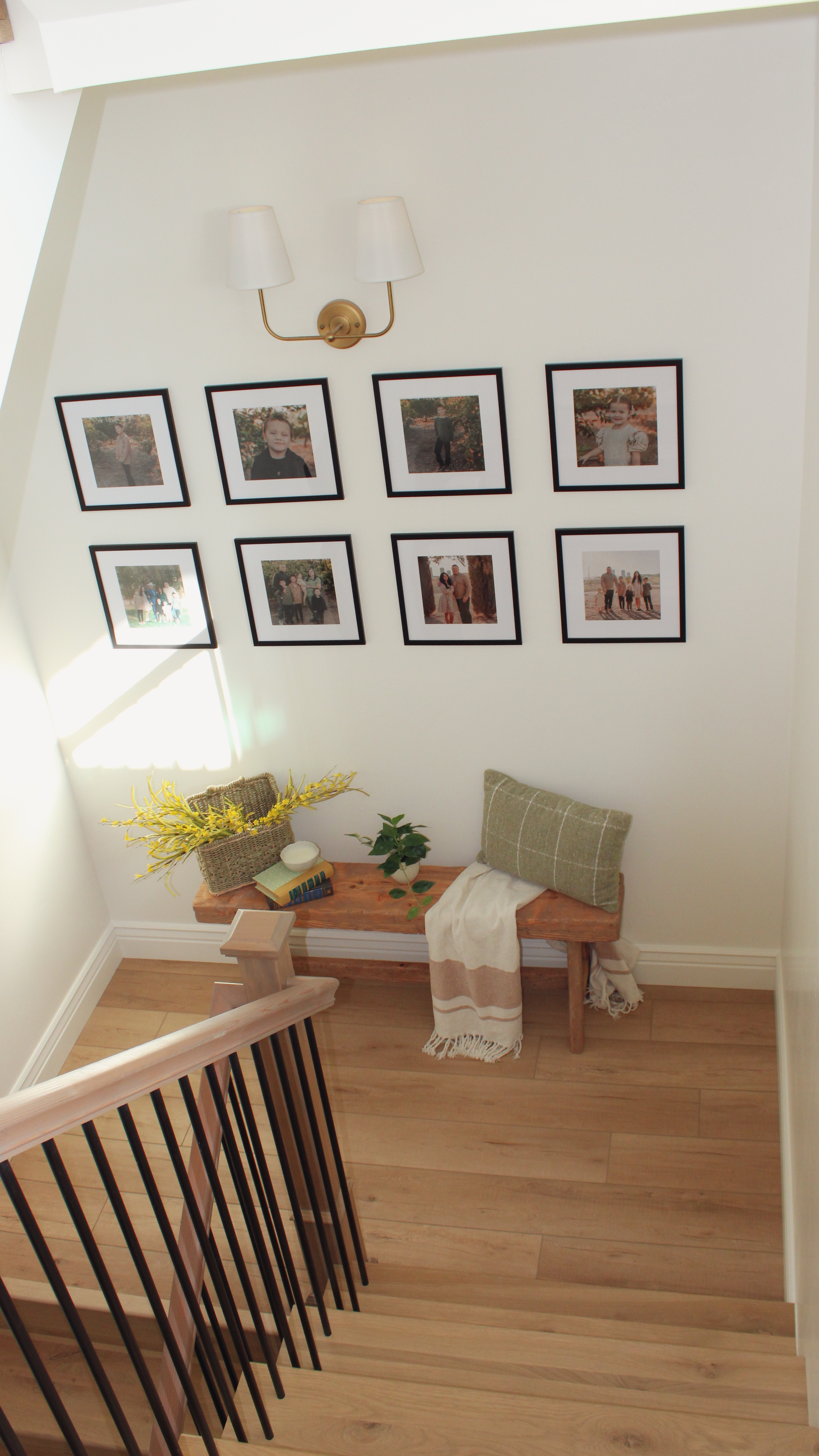 Looking for an easy and affordable way to decorate? This gallery wall is your answer! These budget friendly frames are from Amazon and come in a pack of 9. Show off your favorite art or family photos and create a cozy and meaningful moment in your home. 💕 

🤎Follow for more home decor ideas and inspo! Picture frames linked on my Amazon storefront!

#homedecor #homestyle #homesweethome #gallerywall #amazonfinds #homedecoration #homeinspiration