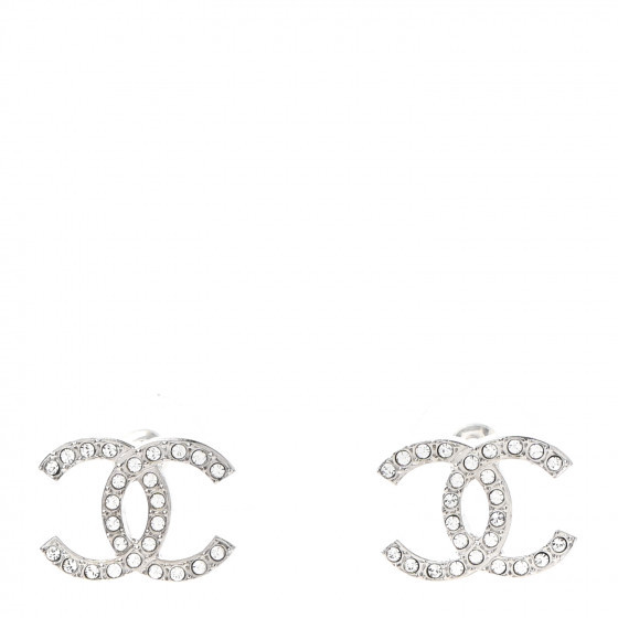 CHANEL

Crystal CC Earrings Silver | Fashionphile