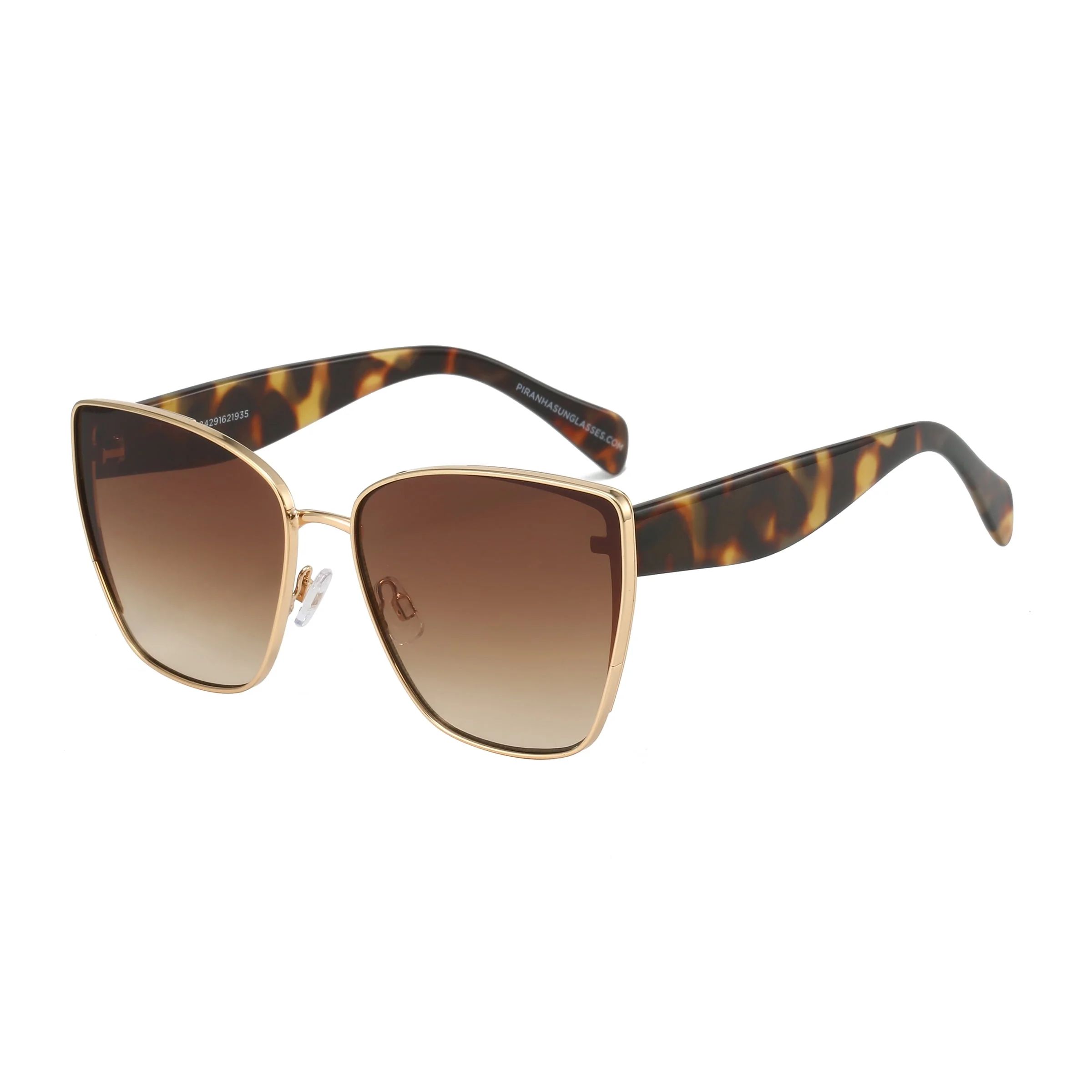 Piranha Eyewear Rachel Oversize Cat Eye Sunglasses for Women - Walmart.com | Walmart (US)