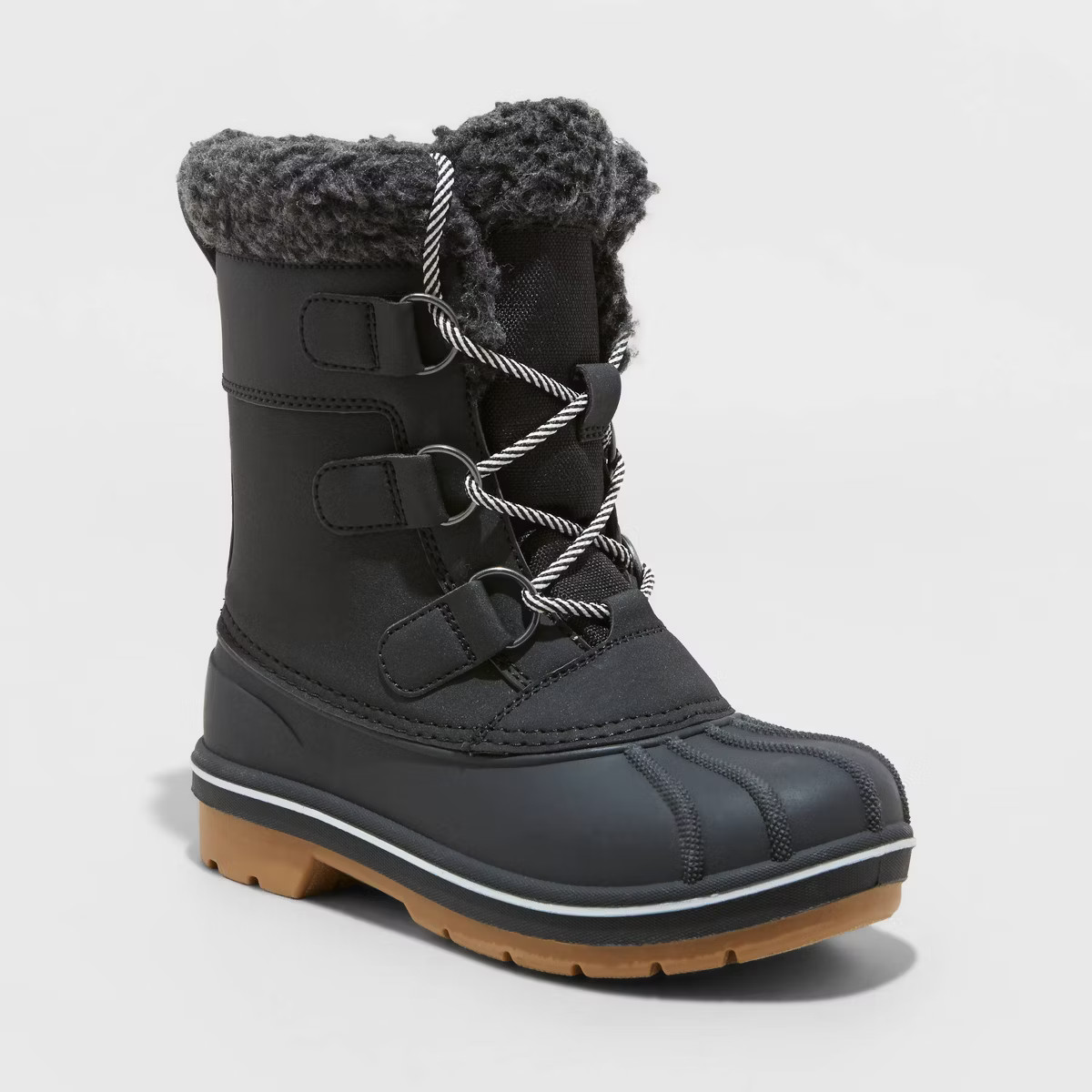 Kids' Kit Lace-Up Winter Boots - Cat & Jack™ | Target