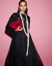 Velvet Bow Bag | Monsoon (UK)