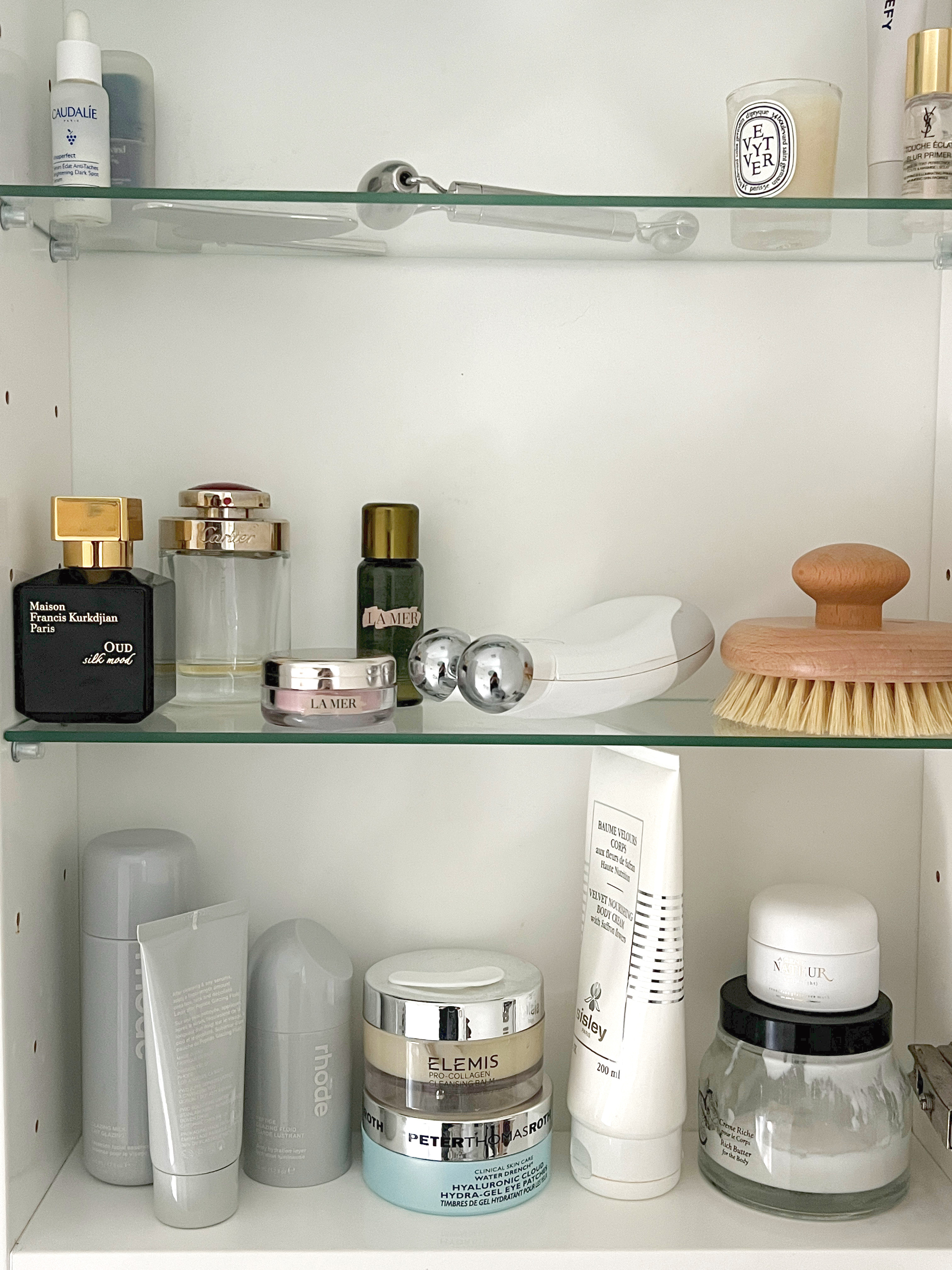 Beauty cabinet full of self care body and skincare favorites —- 

#LTKselfcare #LTKGiftGuide #LTKFindsUnder50