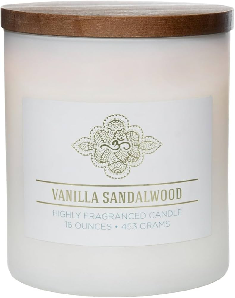 Vanilla Sandalwood Scented Jar Candle, Wellness Collection, Relaxing Aromatherapy Candle, 2 Wick ... | Amazon (US)