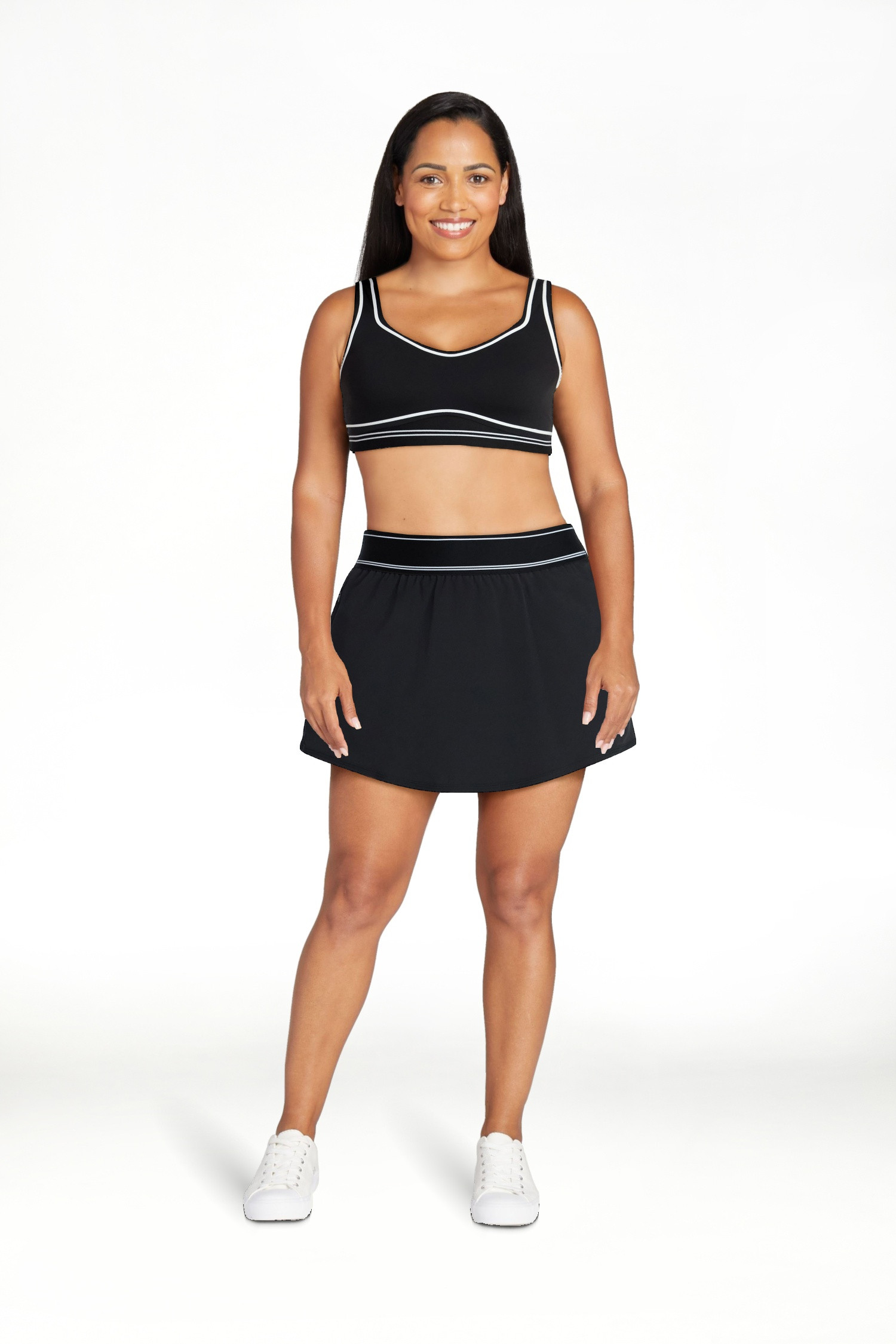 Avia Women's Contour Stitch Sports Bra, Sizes XS-XXXL | Walmart (US)