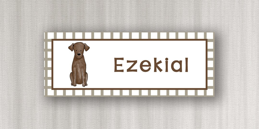 Personalized Label-doggiewaterproof Vinyl Labelschool Stickerschool Labelschool Suppliespersonali... | Etsy (US)