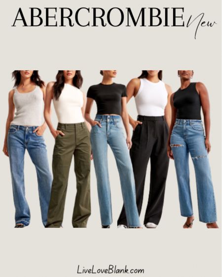 New Abercrombie 
Jeans cargo pants 
Wide leg pants
#ltku



#LTKOver40 #LTKStyleTip #LTKSeasonal