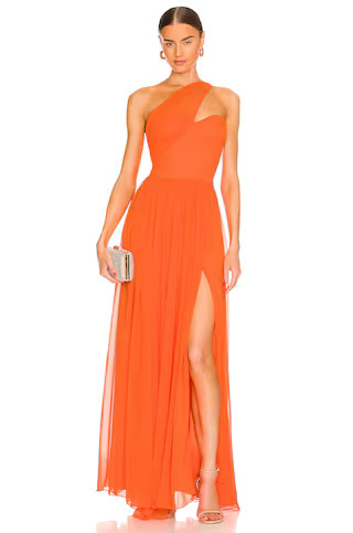 YAURA Imade Dress in Orange from Revolve.com | Revolve Clothing (Global)