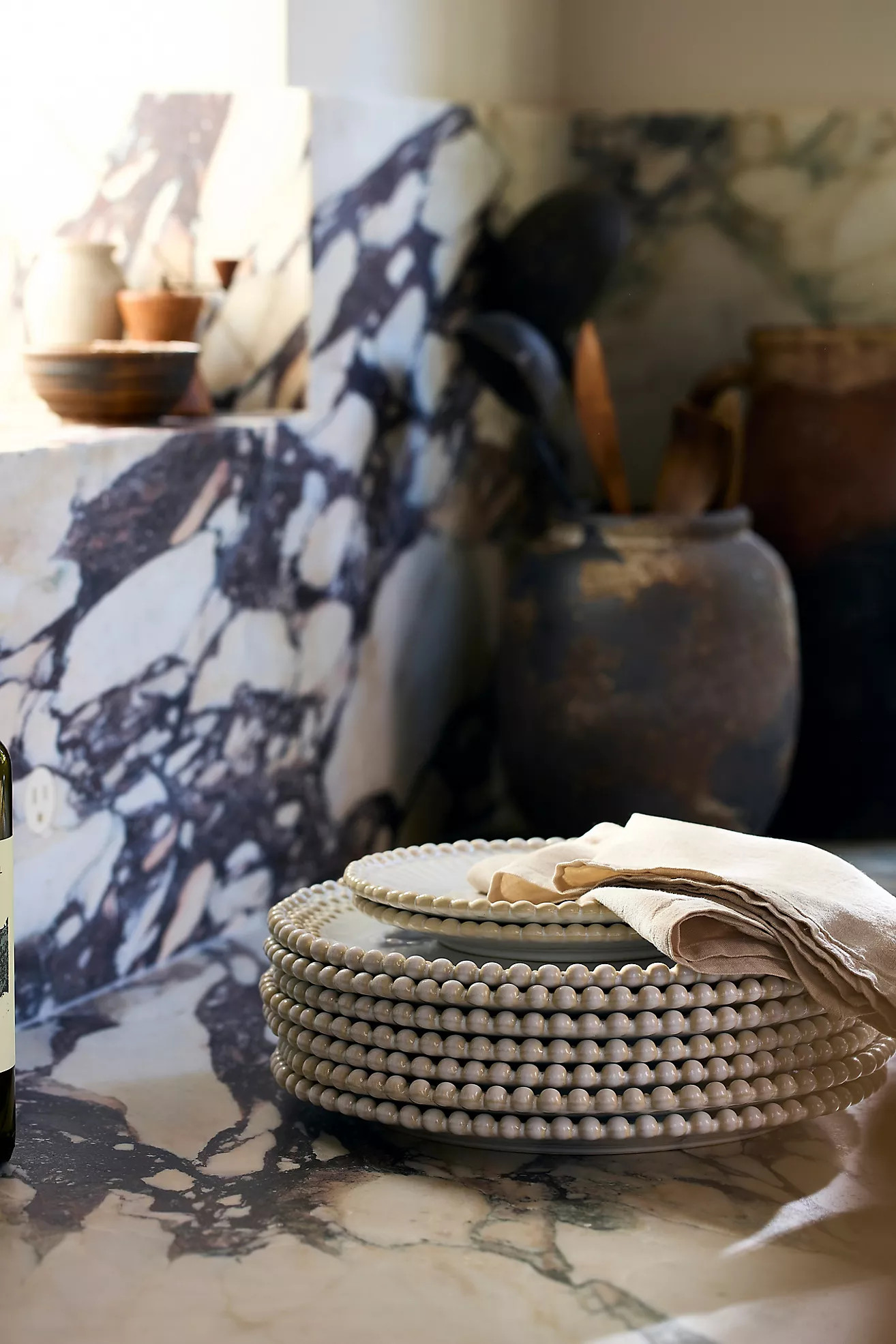 Lyon Portuguese Stoneware Dinner Plates, Set of 4 | Anthropologie (US)