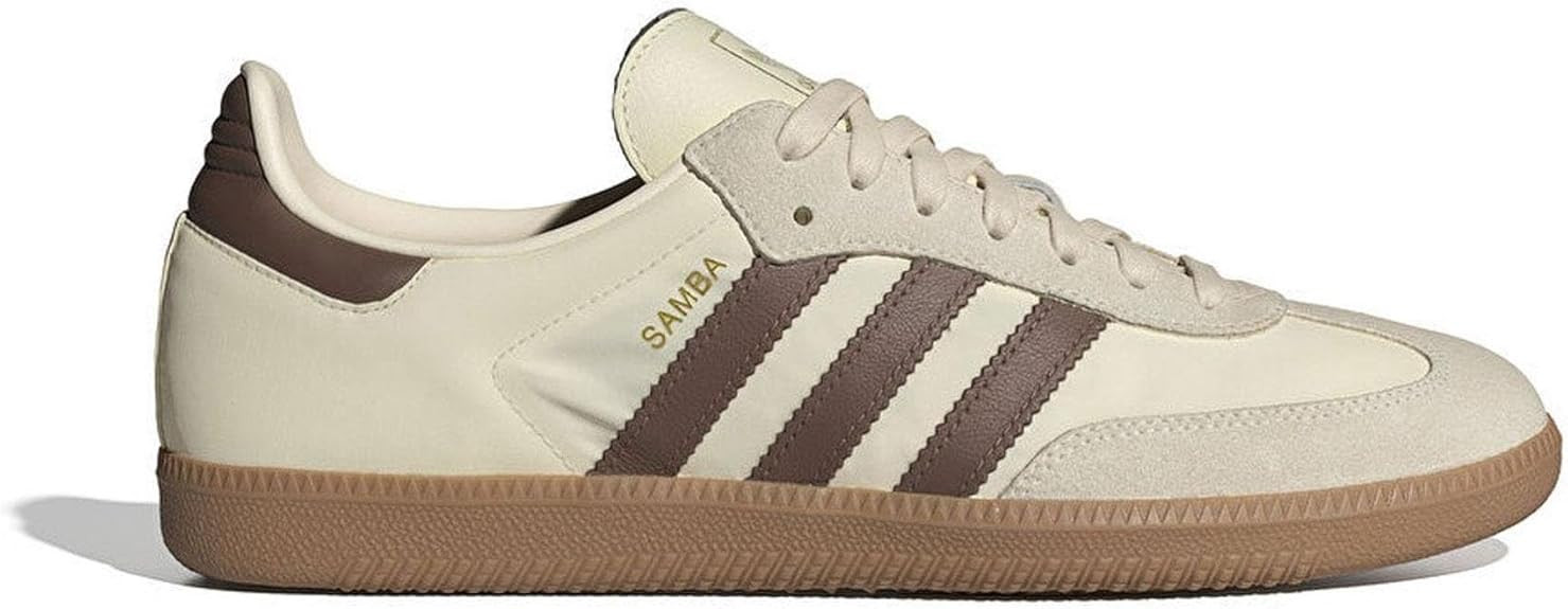 adidas Samba OG Cream Preloved Brown White Women's Size 8 | Amazon (US)