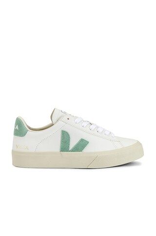 Veja Campo Sneaker in Extra-White & Matcha from Revolve.com | Revolve Clothing (Global)