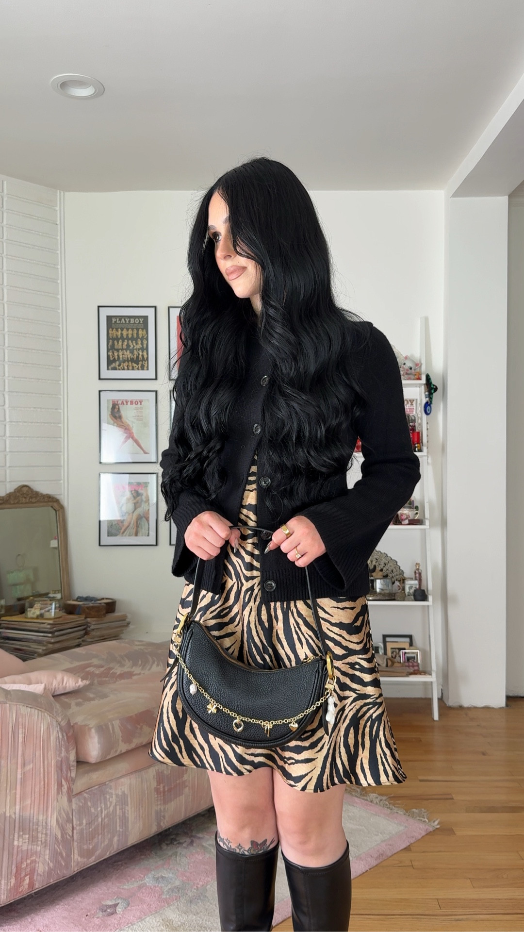 my fav cardigan for fall 🫶 wearing size XS . slip dress is vintage, but linked similar below. 

#LTKSeasonal #LTKStyleTip #LTKHoliday