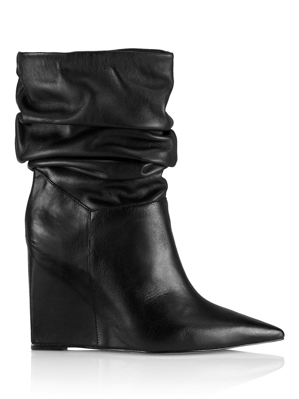 Schutz Ashlee Leather Wedge Boots | Saks Fifth Avenue