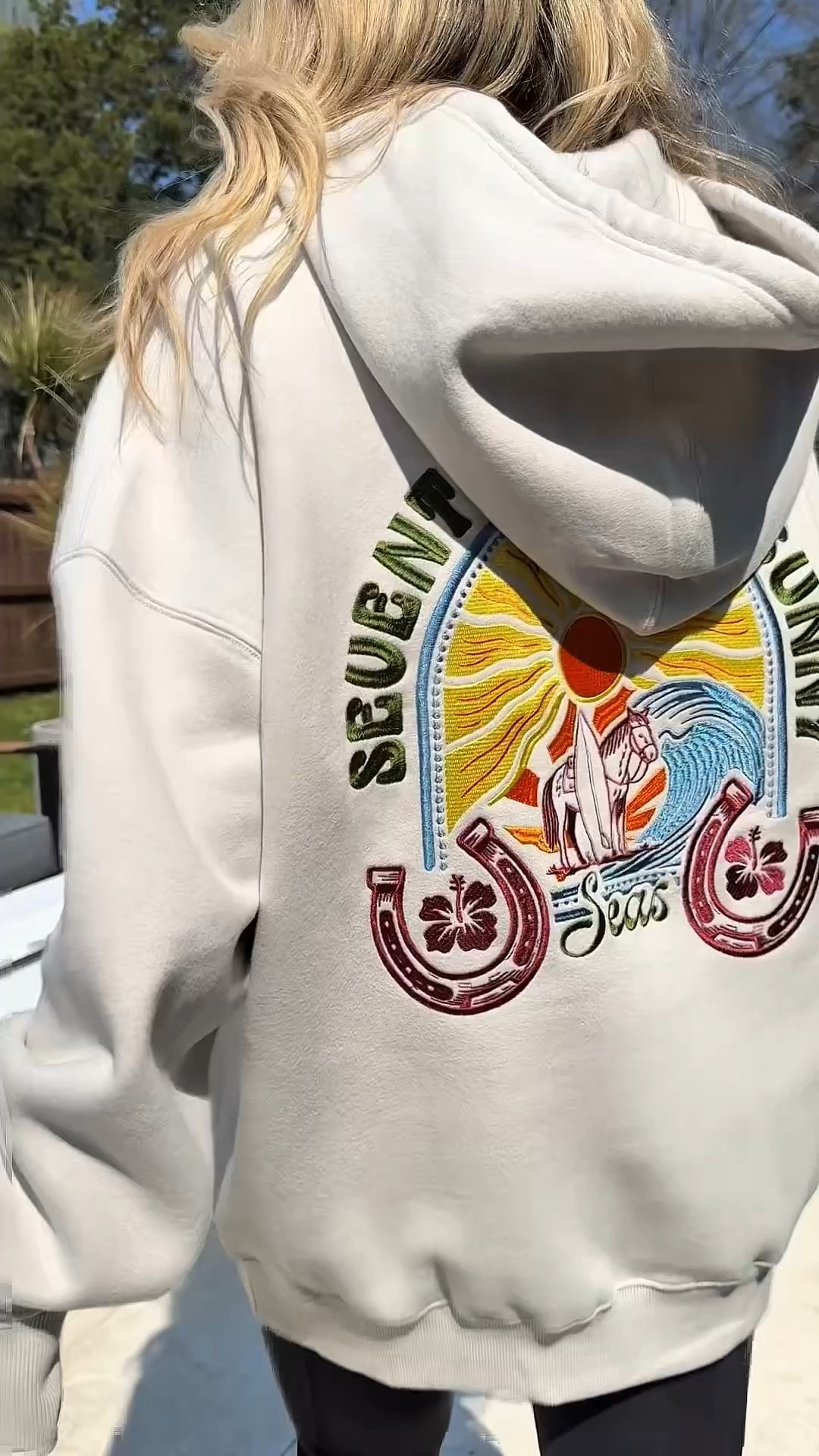 From morning coffee to afternoon hikes at the lake, this hoodie does it all! Love the oversized fit and detailed embroidery! 
Hoodie, beach outfit, SEAS , spring outfit 

#LTKootd #LTKmorningroutine #LTKgrwm