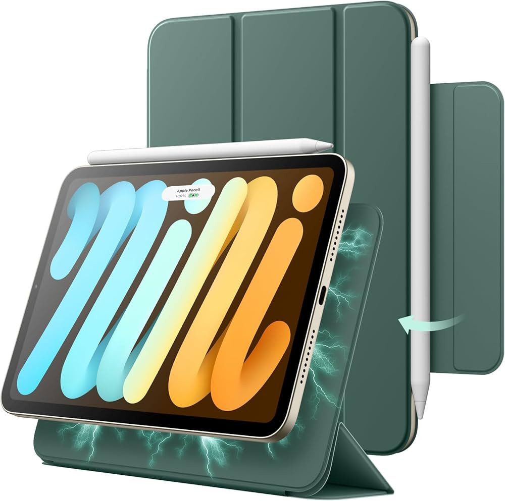 JETech Magnetic Case for iPad mini (A17 Pro, 2024 Model, 7th Generation) / mini 6 (2021 Model, 6t... | Amazon (US)
