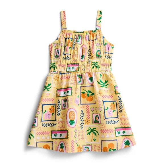 Parker Rose Girls' Sleeveless Print Cotton Dress, Sizes 4-18 | Walmart (US)