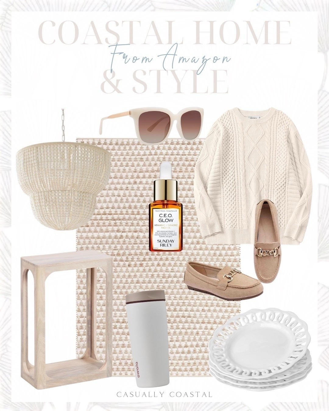 Coastal Home & Style From Amazon

Amazon sweater, Amazon rug, Amazon home decor, Amazon sunglasses, Amazon fall shoes, crewneck cable knit sweater, neutral sweater, Amazon side table, coastal side table, modern slatted wooden slim side table, loafers, Amazon loafers, round appetizer plates, coastal plates, Amazon plates, scalloped edge lace rim plates, owala coffee tumbler, 2 tier beaded chandelier, Amazon chandelier, jute area rug, neutral rug, coastal rug, neutral rug, Sunday Riley C.E.O. Glow vitamin C & turmeric face oil, square sunglasses

#LTKHome